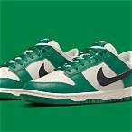 dunk low lottery green on feet