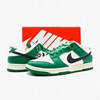 nike dunk low se lottery pack malachite green on feet